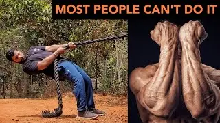 Tug of War Style Grip & Forearm Strength Training🔥