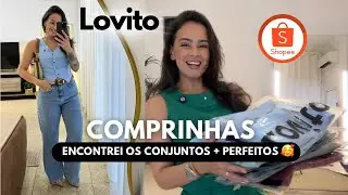COMPRINHAS SHOPEE | MELHORES CONJUNTOS LOVITO ✨ PROVANDO & MULTIPLICANDO LOOKS BARATINHOS 🩵