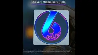 Last Chance To Get Miami Tier6 (Holo) (Spending 10 Stars)