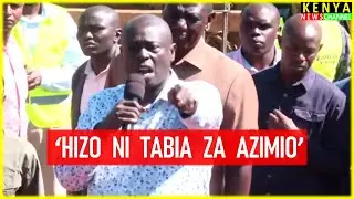 ANGRY Gachagua Lectures Kiambu Leaders for Heckling each other in front of Ruto