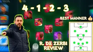 BEST MANAGER FOR ONLINE MATCH | R. DE ZERBI MANAGER REVIEW | WING + 2 AMF MANAGER | BEST PES 21 MNG