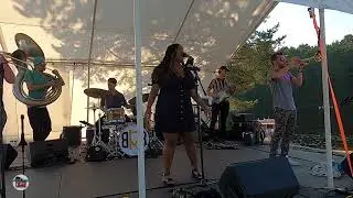 High and Mighty Brass Band in Long Lake, NY Music by the Lake