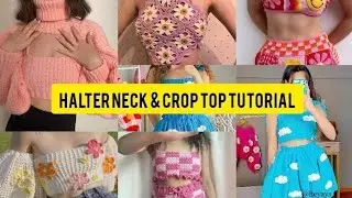 Trendy Summer Crochet Tops 2025-26 | Halter Neck & Crop Top Tutorial