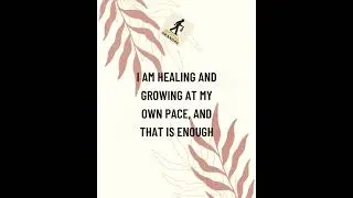 Healing doesn&rsquo;t always look fast, loud, or linear &mdash; sometimes it&rsquo;s quiet, slow, and deeply personal.