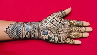 Most Beautiful Front Hand Mehndi Design 😍 | Simple Bridal Arabic Mehndi | Easy & Stylish