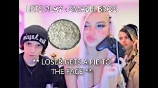 LETS PLAY Super Smash Bros Tournament vs my Sister and Boyfriend *LOSER GETS PIED*