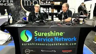 Live at TISE with Sam Jaramillo member of the Sureshine Service Network