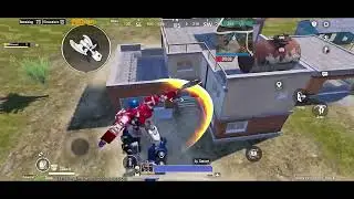 Optimus prime is seriously powerful 1V4 #puggaming #pubgmobile #pubgshorts 