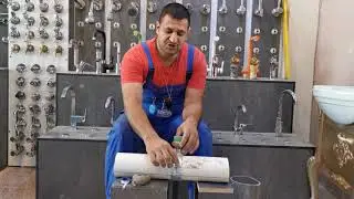 5/الربط الصحيح للاجزاء لسحب الماء واختيار الزاوية الصحيحة لقفيص سحب الماء