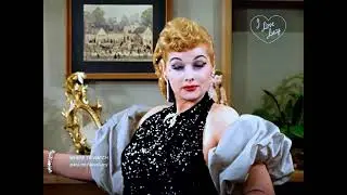 (COLORIZED) I Love Lucy - Charm School - Lucy and Ethel Get Glammed up!  Classic TV in Color.