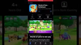 Yayyy world of pets is out