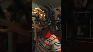 DIY Medusa's mask #diymascara #diymask #papermask #medusa #medusamitologia