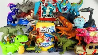 Jurassic World Rebirth ASMR Dinosaur Unboxing T-rex Baryonyx Carnotaurus Tyrannotitan Quetzalcoatlus