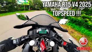 Yamaha R15 V4 (2025) | TOPSPEED !!!  | Chill & Engine Sound in the Rain 🌧️