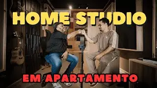 Meu amigo fez um HOME STUDIO com isolamento acústico NUM APARTAMENTO - veja quanto ele gastou!