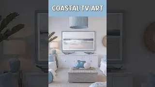 #shorts #frametvart Coastal Minimalist Abstract Maritime Neutral Grey Beige Textured Oil Paint Beach
