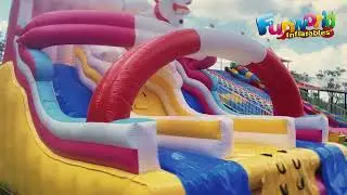 Outdoor commercial  kids trampoline playground adventure park amusement equipment