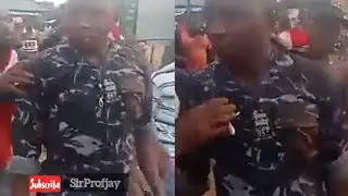 Imo Youths Be.at Up Police Officer For Allegedly Snatching of Ballot Box