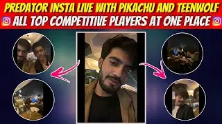 PREDATOR INSTA LIVE WITH BABLU PIKACHU AND TEENWOLF | PMPC FINALS INVITED TEAMS KARACHI MEETUP
