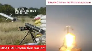 MPATGM production, Final Variant tested | Advanced BrahMos Fire from INS Vizag
