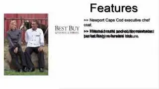 Newport executive chef coat