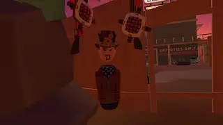 Winning a round of recroom paintball with melee only #recroompaintball #vr