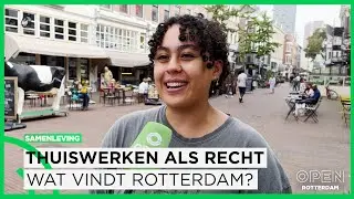 Thuiswerken als recht: wat vindt de Rotterdammer hiervan? |TRENDING