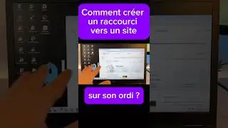 Comment cr&eacute;er un raccourci vers un site, sur son ordi ? #astuce #pc #tuto