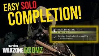 EASY Solo The Client is King Mission Completion for Black Mous | Call of Duty Warzone 2.0 DMZ