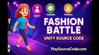 Fashion Battle – Unity Source Code | Catwalk Runner + Makeover  Buy & Reskin at Playsourcecode.com