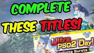 [PSO2:NGS] Ultra PSO2 Day Starts Tomorrow!