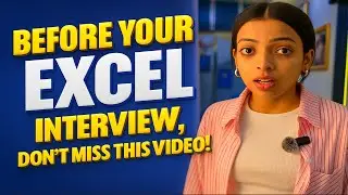 💼 Excel Interview Prep: Don&rsquo;t Miss These Tips! ✅📘 #exceltrainingonline 