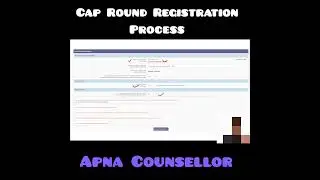CAP ROUND REGISTRATION PROCESS || MHT CET 2024(5)