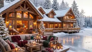 Luxury Cozy Cabin Jazz ☕ Relaxing Jazz Music for Work, Study & Focus