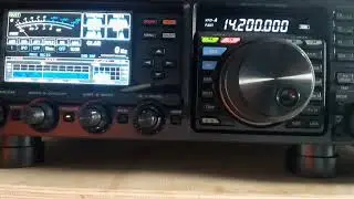 I3/OE6MBG QSO with VK5MRD 20m Long Path, Yaesu FTDX3000 - Hexbeam, 23/5/2021