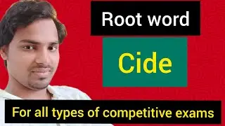 One word substitution related to 'CIDE'