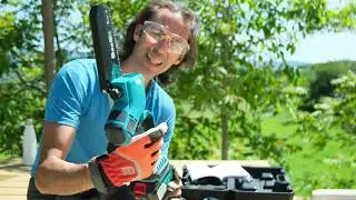 Mini Motosega ricaricabile con oliatore, brushless. Potatura, giardinaggio e vita in campagna SEESII