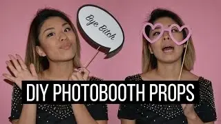 ✂ DIY Photobooth Props + FREE PRINTOUTS