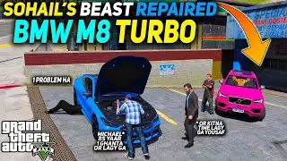 Sohail's Beast Is Ready | BMW M8 Turbo | GTA 5 Real Life Mods | AR Gaming World