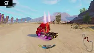 Cars 3: Driven to Win (PS5) Mack On Arizona Copper Canyon Speedway