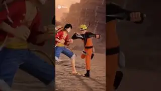 Luffy vs Naruto Made With Sora 2 #aivideo #ai #naruto #luffy #sora2 #onepiece #anime