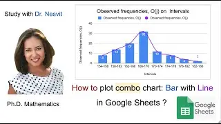 Combo chart - Bar with Line - Google Sheets - Dr. Nesvit