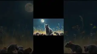 Whiskers The Cat Nighttime Adventure 4 - To Be Continued #cat #catshorts #catlover #catvideos