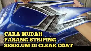 CARA MUDAH PASANG STRIPING DI TANGKI RX-KING SEBELUM NAIK PERNIS