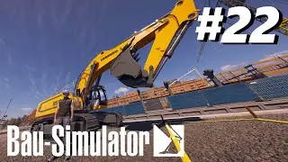 Bau Simulator #22 - Wir Kaufen uns einen RICHTIGEN Bagger! / Verkehrswege / Bahnhofsanbau