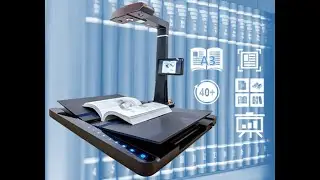 A3 Book Scanner with V Type Cradle