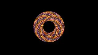 Moving Doughnut in python | Cool projects in python!
