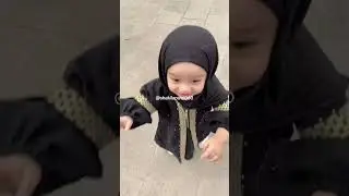Hallo onty & uncle 🥰#abaya #hijab #babygirl #hijabanak #anakmuslimah
