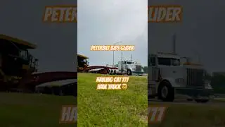 Peterbilt 389 Hauling CAT 777 Haul Truck 🤯