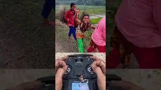 Ladki Ne Drone Tod Dia 🫣 || Drone Prank In Village Funny 🤣 || #shorts #drone #prank #funny